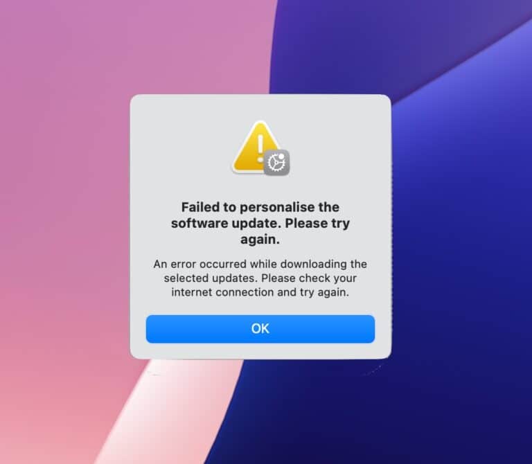 MacOS’ta “Yazılım Güncellemesi Kişiselleştirilemedi” Hatasını Nasıl Düzeltiriz