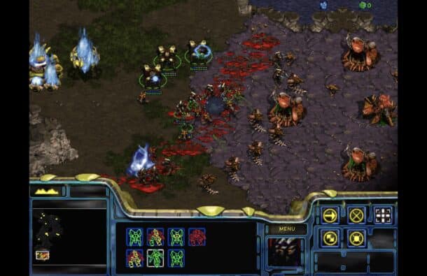 Starcraft oynama görüntüsü